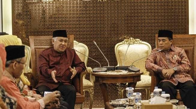 Pergerakan Indonesia Maju Pimpinan Din Syamsudin Datangi DPR