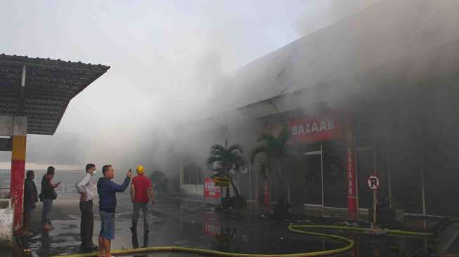 Pasar Besar Malang Terbakar