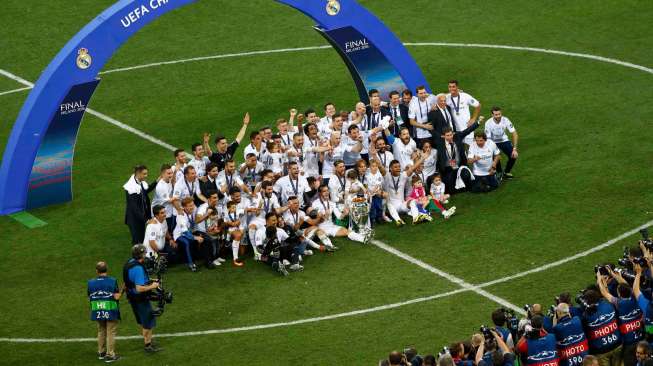 Real Madrid, juara Liga Champions musim 2015/16 [Reuters]