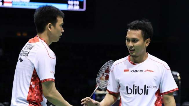 Hendra/Ahsan Takluk, Wakil Indonesia Tak Tersisa di Ganda Putra