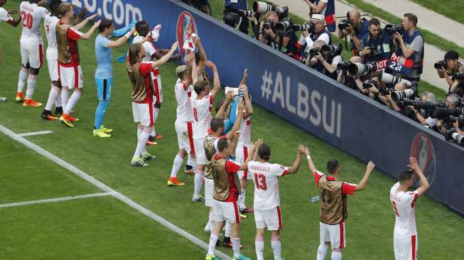 Swiss Awali Euro 2016 dengan Kemenangan Atas Albania