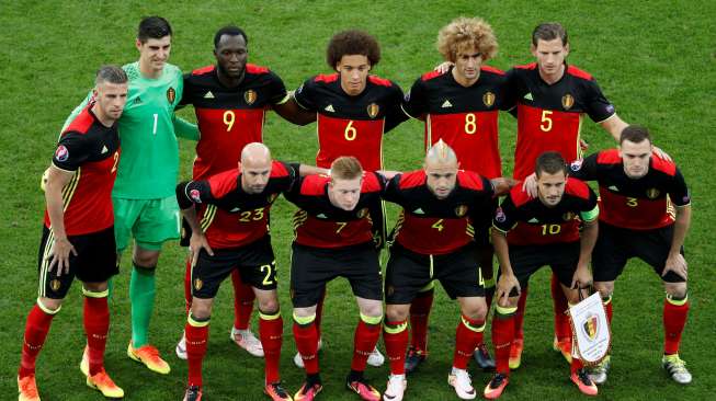 Inilah Susunan Pemain Belgia vs Italia