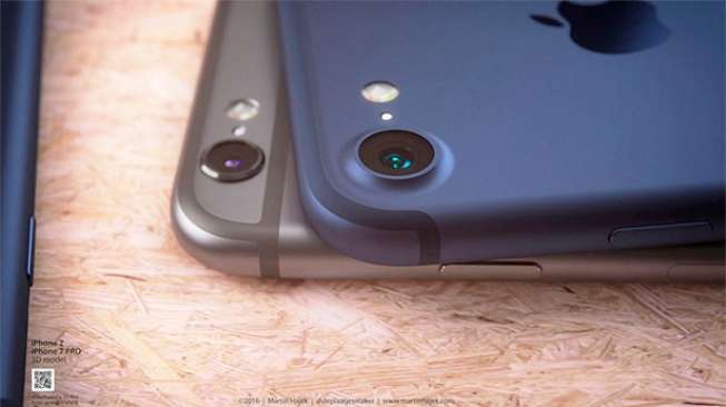 Bocoran Foto 'Si Biru' iPhone 7 Beredar