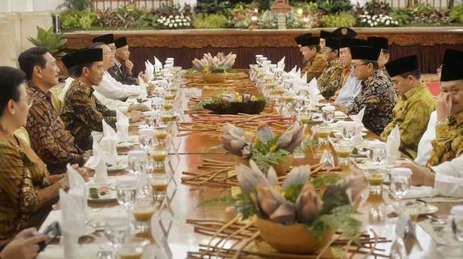 Jokowi Buka Puasa dengan Pimpinan Lembaga Tinggi Negara