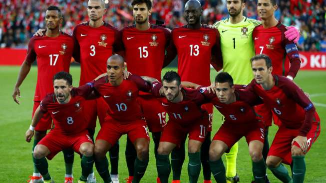 Inilah Susunan Pemain Portugal vs Islandia