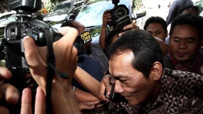 Saut diperiksa sebagai saksi dalam perkara dugaan tindak pidana pencemaran nama baik.