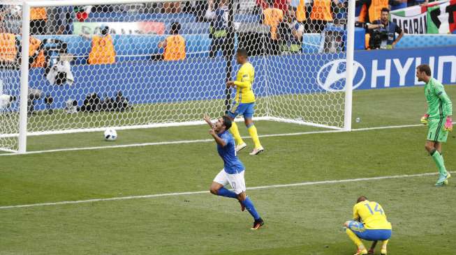 VIDEO: Italia Kalahkan Swedia 1-0