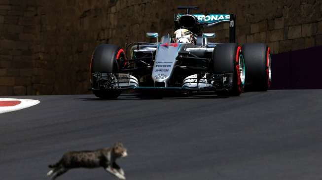 Hamilton Tercepat di FP3, Rio 3,2 Detik Lebih Lambat