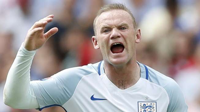 Inggris Sisihkan Rooney di Laga Kontra Slowakia