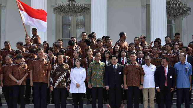 Jokowi Lepas Kontingen Olimpiade