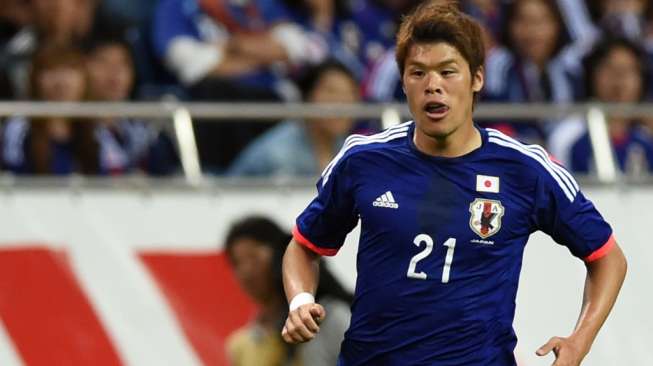 Bek kanan tim nasional Jepang yang kini jadi pemain baru di Olympique Marseille, Hiroki Sakai [AFP/Toshifumi Kitamura]