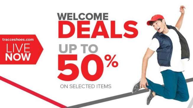 Luncurkan Online Store, Tracce Gelar Diskon Hingga 50%
