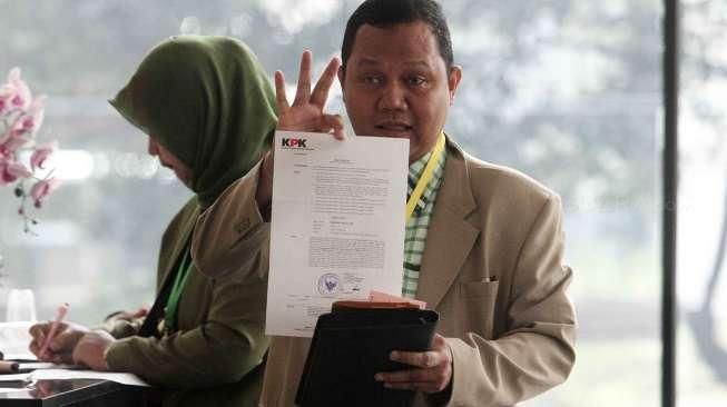 Nazar diperiksa sebagai saksi kasus suap panitera Pengadilan Jakarta Utara.