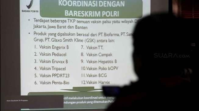 BPOM: 28 Fasilitas Kesehatan Peroleh Vaksin dari Jalur Tak Resmi