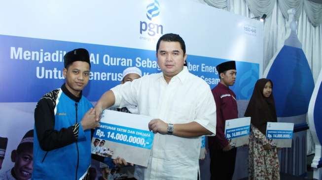 PGN Beri Santunan ke 15.000 Anak Yatim Rp7,5 Miliar