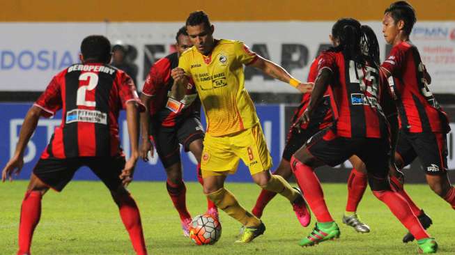 Gol Moreira Batalkan Kemenangan Persipura di Jakabaring