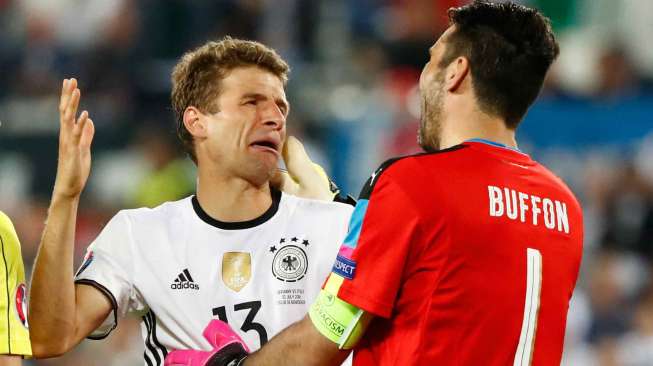 Gagal Jebol Gawang Buffon, Muller:Nggak Lagi Deh Tendang Penalti