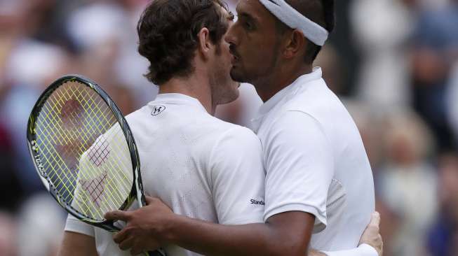 Tundukkan Kyrgios, Andy Murray ke Delapan Besar Wimbledon