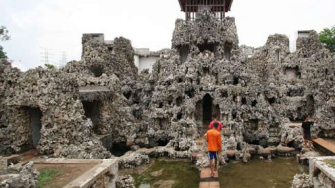 Gua Sunyaragi Cirebon. (Foto: Antara)