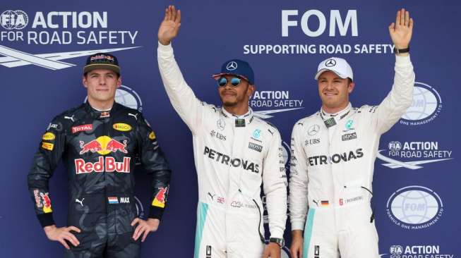 Hamilton Raih "Pole Position", Rio Start di Depan Wehrlein