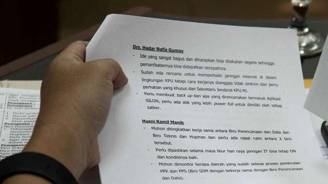 Rapat Penentuan Ketua KPU