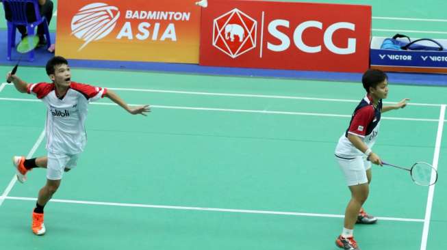 Kalahkan Wakil Cina, Rinov/Apriani Lolos ke Semifinal