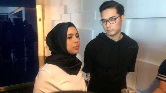 Nycta Gina dan Rizky Kinos. [Suara.com/Wahyu Tri Laksono]