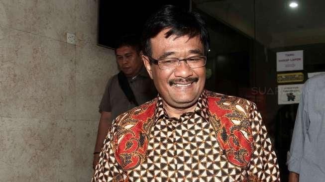 Wakil Gubernur DKI Jakarta Djarot Saiful Hidayat usai menjalani pemeriksaan di Bareskrim Polri, Jakarta, Jumat (22/7). [Suara.com/Oke Atmaja]