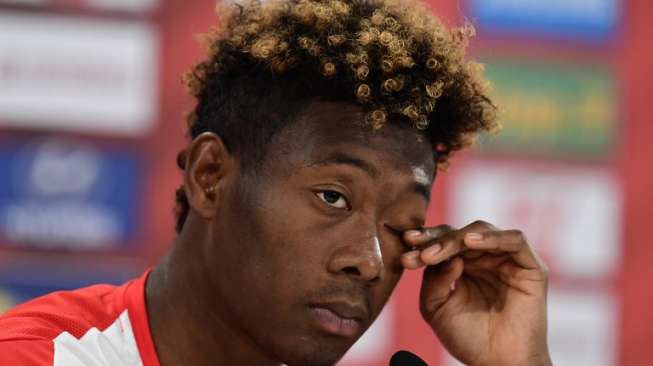 Gelandang Austria dan Bayern Munich David Alaba. TOBIAS SCHWARZ / AFP