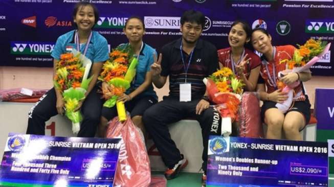 Menangi "Derby Indonesia", Della/Rosyita Juarai Vietnam Open