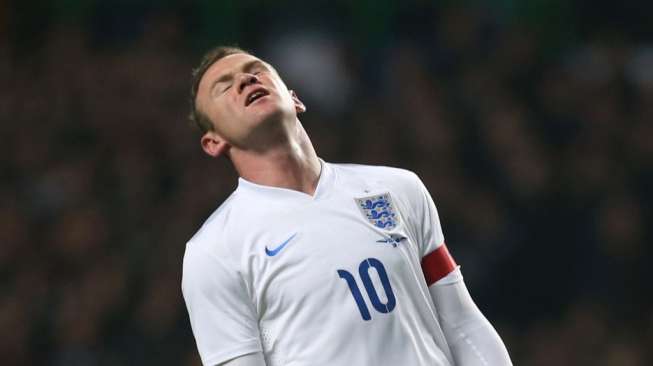 Gagal Pimpin Inggris di Euro, Big Sam Copot Ban Kapten Rooney?