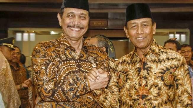 Wiranto menjadi Menkopolhukam menggantikan Luhut B. Pandjaitan.