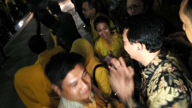 Usai Acara Golkar, Ahok Pergi, Mobilnya di Belakang Mobil Mega