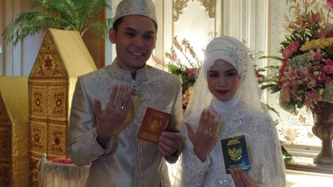 Pernikahan Ben Kasyafani dengan Nesyana Ayu Nabila, (30/7). [Suara.com/Ismail]