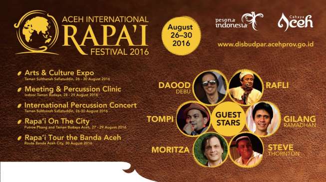 Gaet Wisatawan, Aceh  Gelar "Festival Rapa'i Internasional"