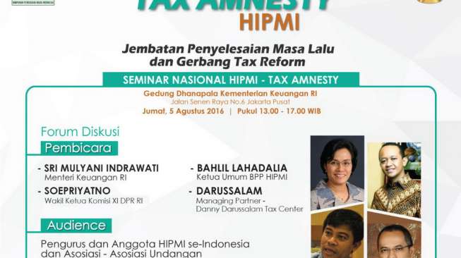 Sukseskan Tax Amnesty, HIPMI Gelar Rakor dengan  Seluruh Anggota