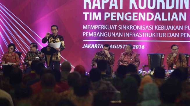 Jokowi Beri Arahan di Rakornas VII TPID