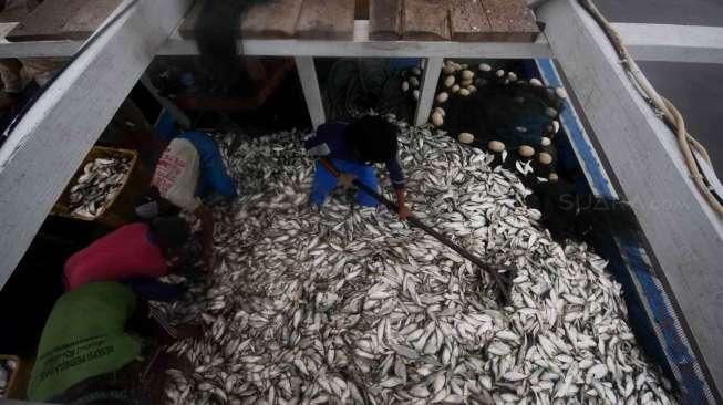 Suasana Pasar Ikan di Muara Angke, Jakarta, Jumat (5/8). [Suara.com/Oke Atmaja]