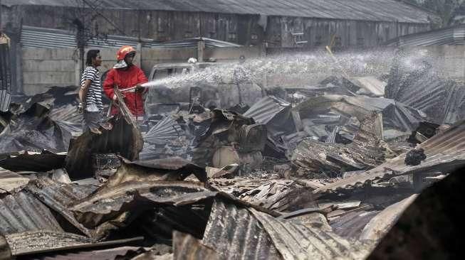 Kebakaran di Cipinang Muara