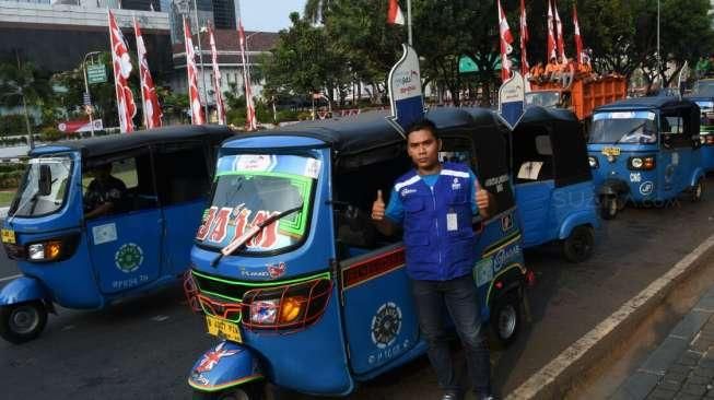 PGN Gratiskan Bajaj Gas di Jakarta Selama Seminggu