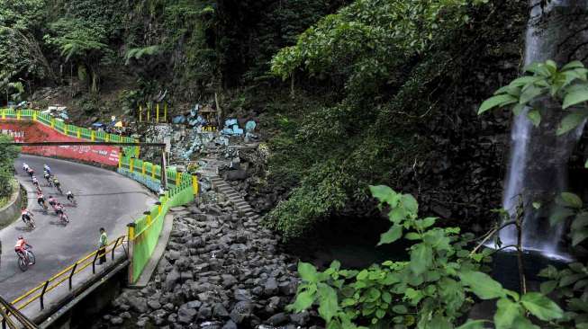  Etape keempat dari Padang Panjang menuju Agam menempuh jarak 151,6 kilometer.