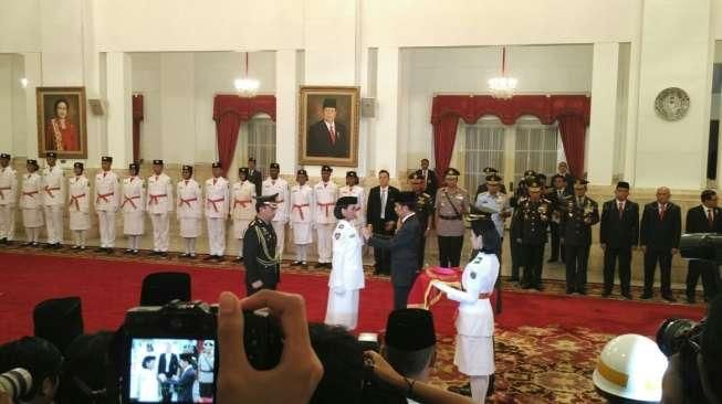 Persiapkan HUT RI, TNI Latih Paskibraka Nasional