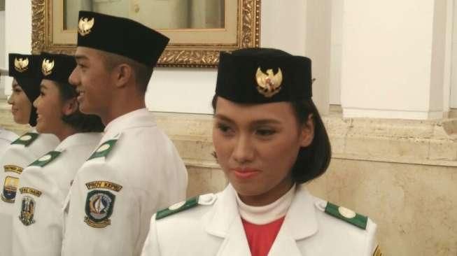 Kisah Siswi Cantik Jadi Komandan Paskibraka di Istana