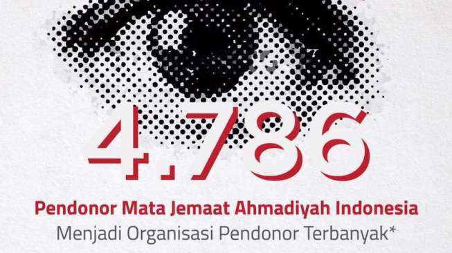 HUT 71 RI, Ahmadiyah Donorkan 4.786 Pasang Mata