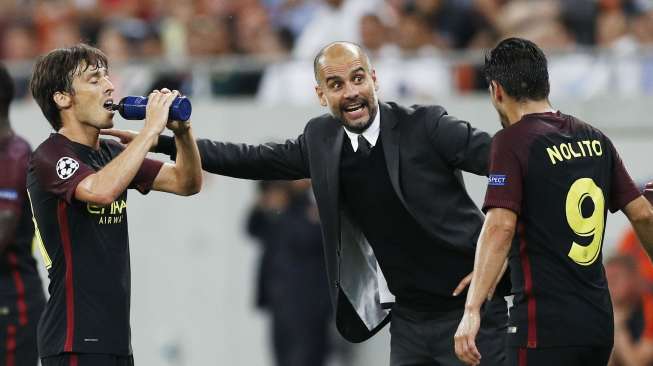 City Pesta Gol ke Gawang Bucuresti, Guardiola Puas