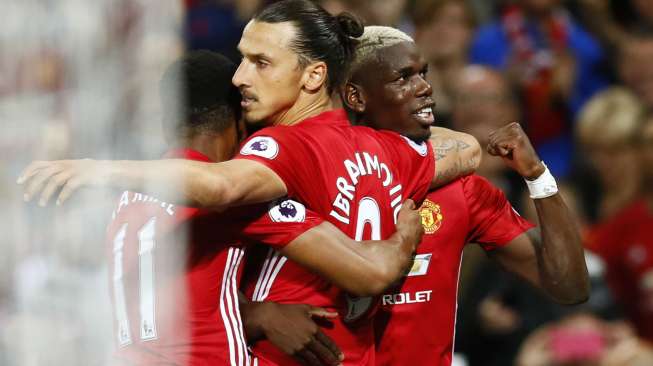 MU Menang Lagi, Ibrahimovic Kembali Cetak Gol