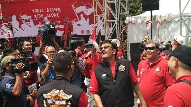 Djarot Hebat Makan Krupuk, Pasukan Moge Tak Ada Apa-apanya