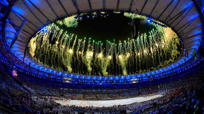 Megahnya Penutupan Olimpiade Rio 2016