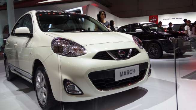 Nissan March dipamerkan di GIIAS 2016.