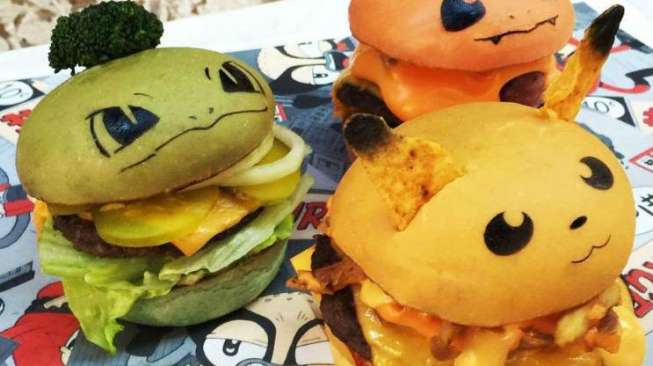 Burger Pokemon, Burger Lucu dengan Cita Rasa Unik